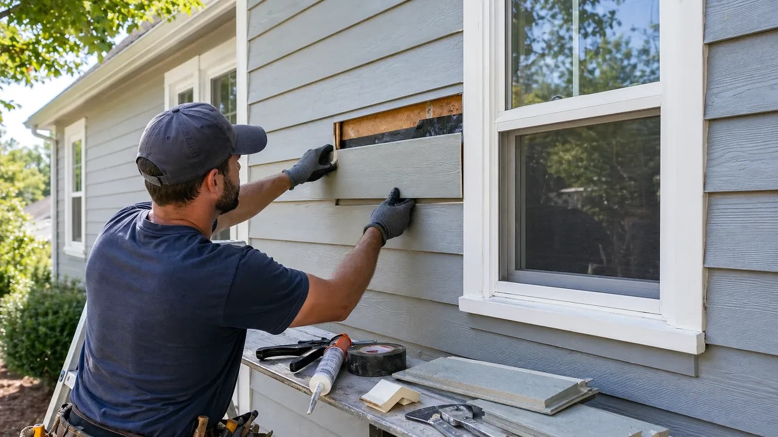 Squirrel Damage Repair project reference near Whitlock Heights, Marietta, GA
