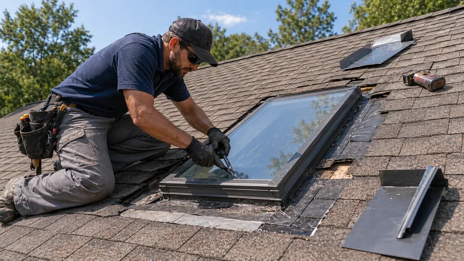 Skylight Repair project reference near Whitlock Heights, Marietta, GA