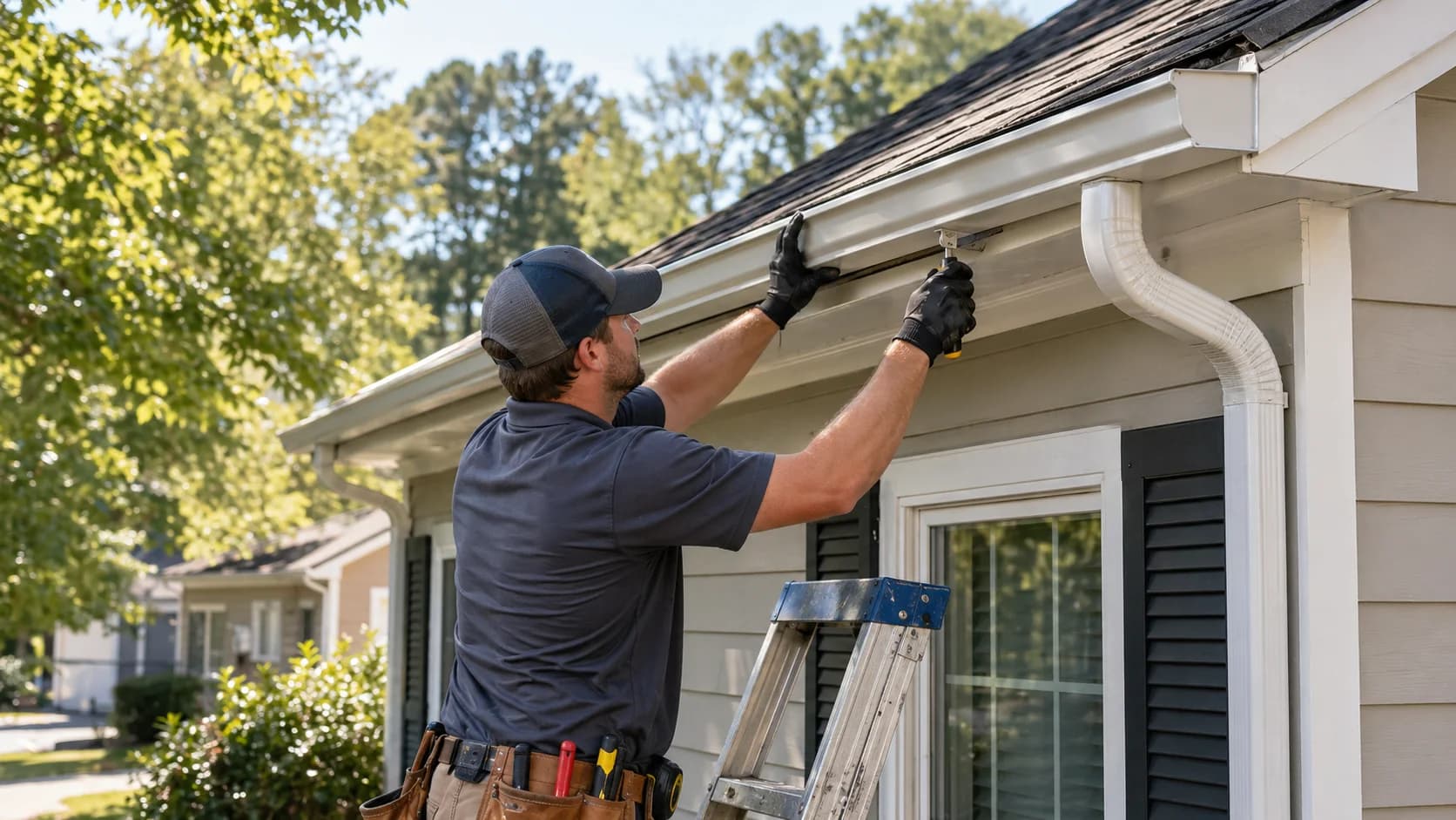 Gutter Service project reference near Kennesaw Mountain, Marietta, GA