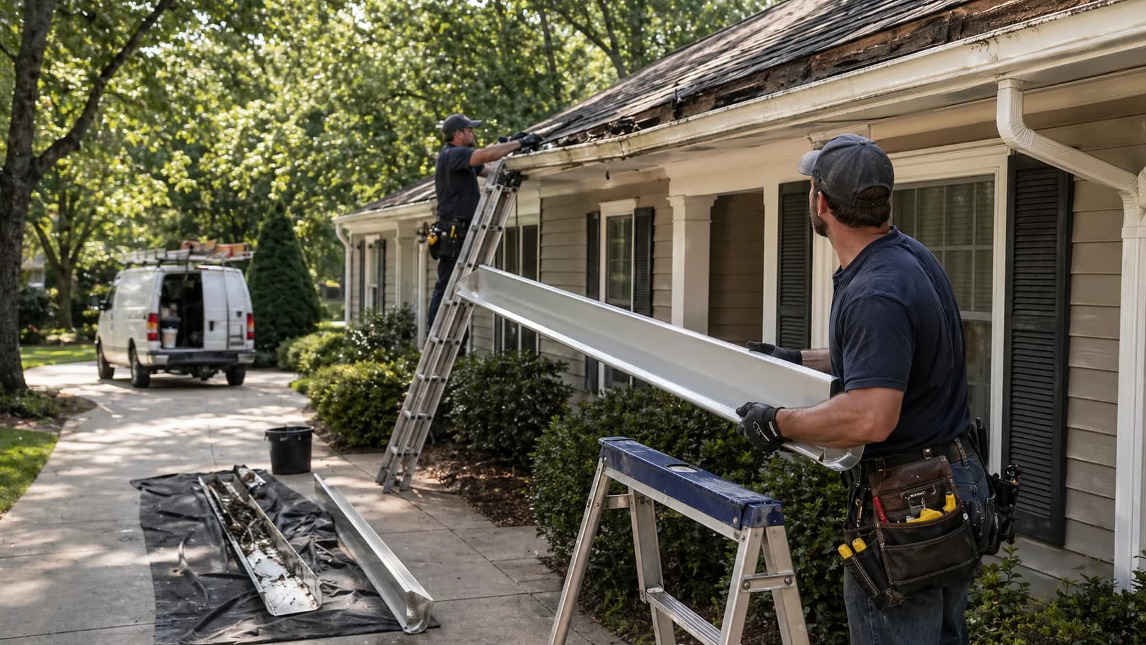 Gutter Service project reference near Sandy Plains, Marietta, GA