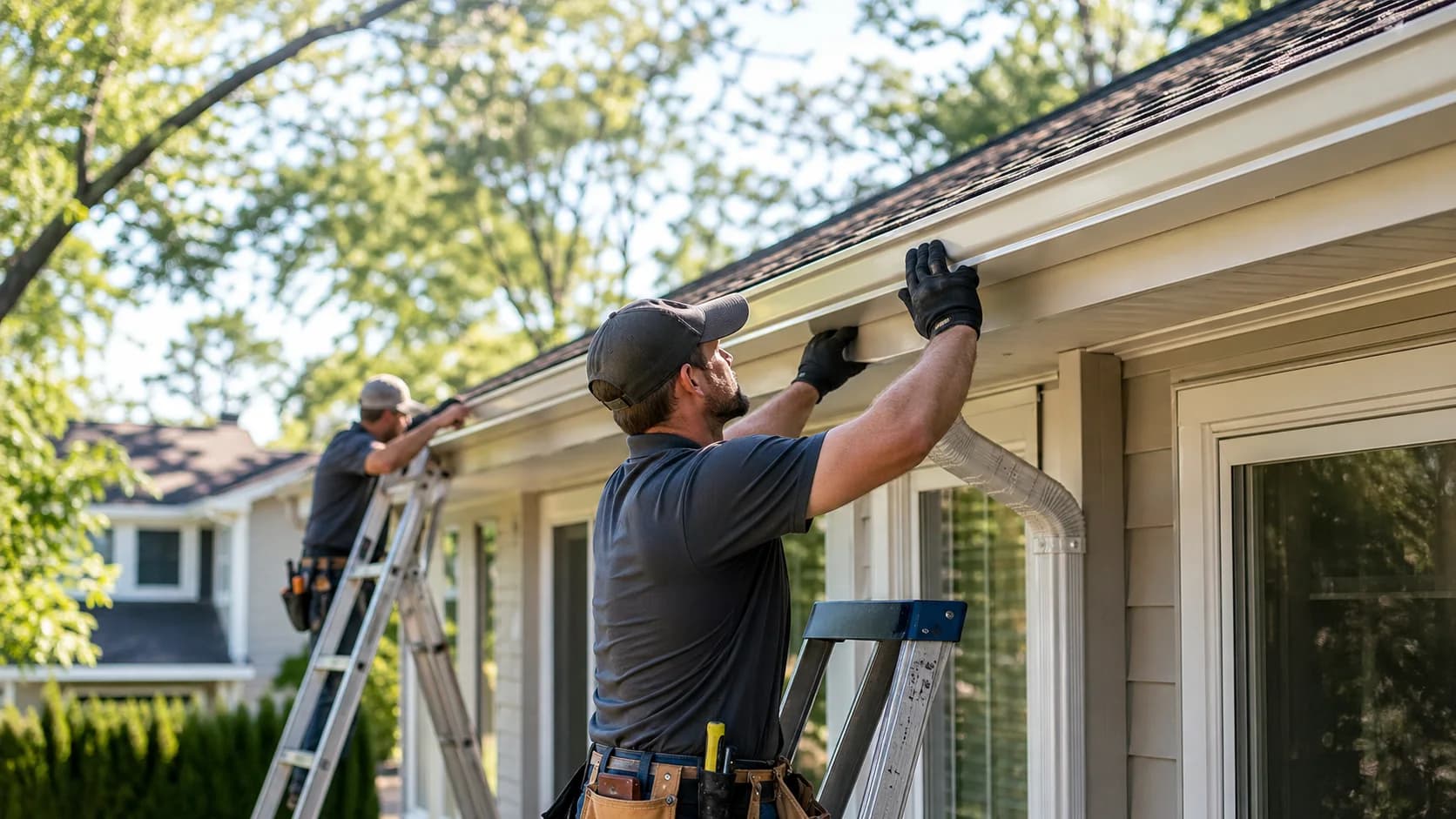 Gutter Service project reference near West Cobb, Marietta, GA
