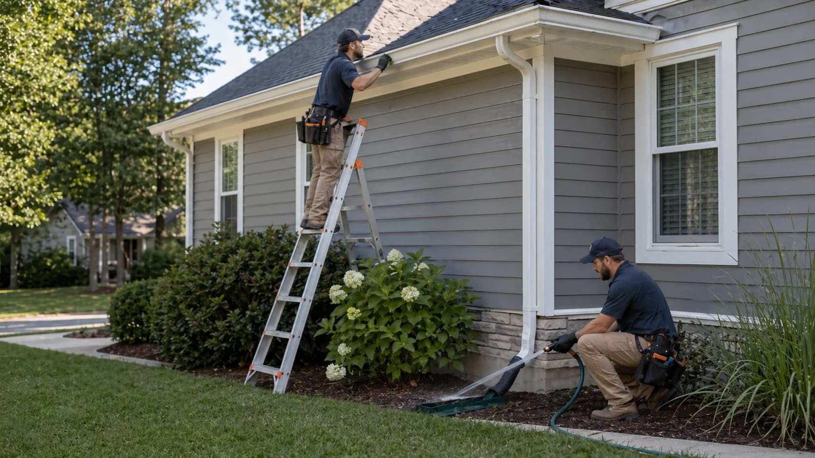 Residential Gutter Service project reference near East Cobb, Marietta, GA