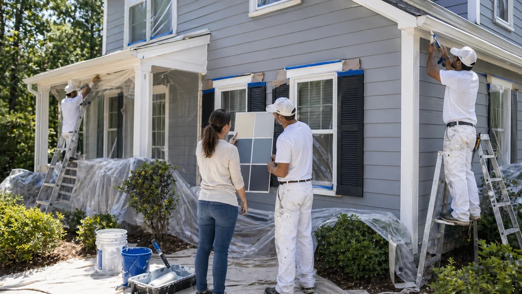 Painting project reference near Kennesaw Mountain, Marietta, GA